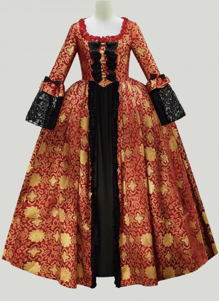 Brand Fashion Black Long Sleeves Victorian Civil War Era Ball Gown Brand Fashion Black Long Sleeves Victorian Civil War Era Ball Gown