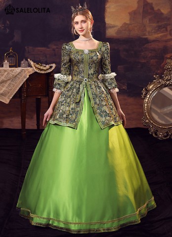 alice in wonderland green dress Hell Bunny Alice in the Wonderland Mint Green Gingham Check Sheer Top Party Dress, 4X / Green main image 1