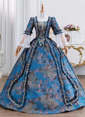 Blue Masquerade Gown