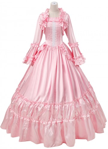 Champagne Victorian Southern Belle Fairytale Dress Carnival Holiday Girl Theater Clothing