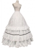 Blue Renaissance Victorian Jacquard Dress Women 18th Century Theater Costume