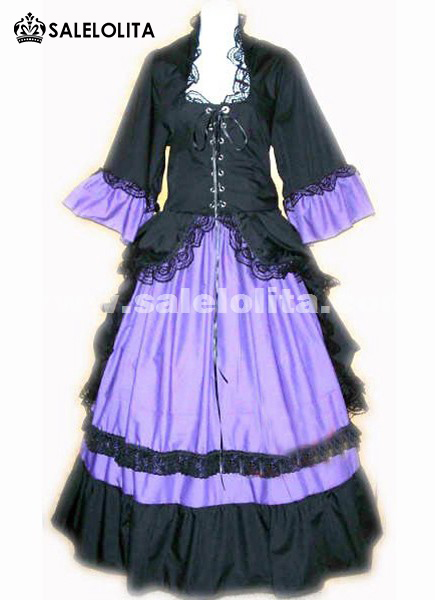 open lace back dress Medieval Fantasy Dress – MJcostume