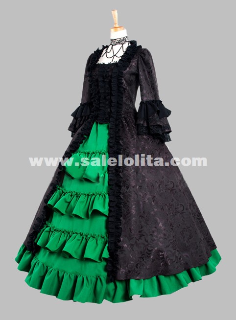 green emerald velvet dress Miss Circle Women Zenaida Emerald Green Cutout High Slit Velvet Gown