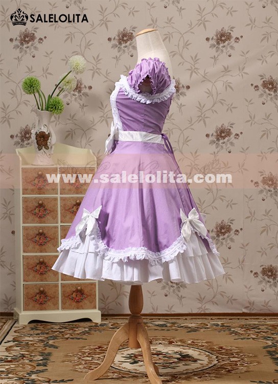 Classic Purple Cotton Lolita Dresses