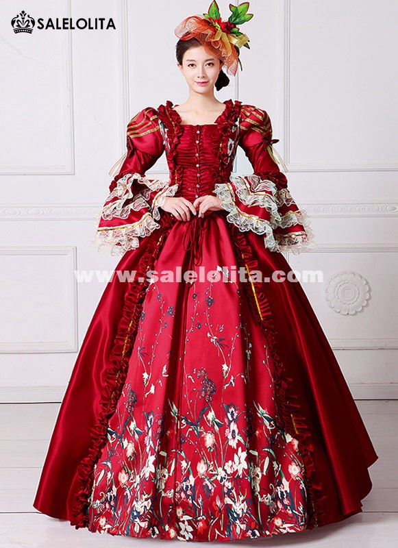 chinese dress ladies Trumpet Wedding Dress,Red Lace Appliques Over White Tulle Bridal Gown,WD01056, US14 / Champagne main image 0