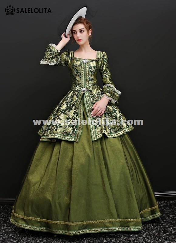 Victorian Southern Belle Vintage Marie Antoinette Dress Princess Theater  Reenactment Clothing