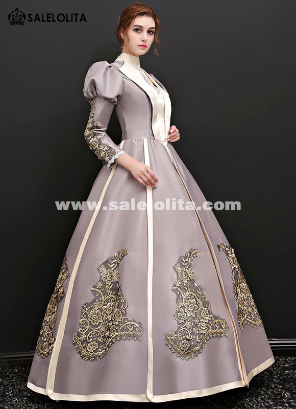Snow White Princess Party Puff Sleeve Dress Victorian Queen Theater Stage Clothing Snow White Princess Party Puff Sleeve Dress Victorian Queen Theater Stage Clothing