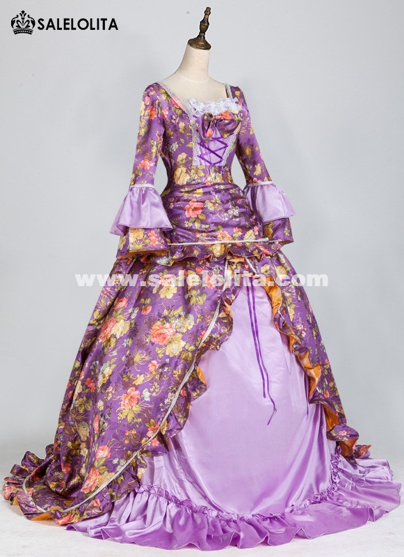 strapless open back dress Dress Up America Kids Medieval Princess Dress & Hat Costume Set - Purple