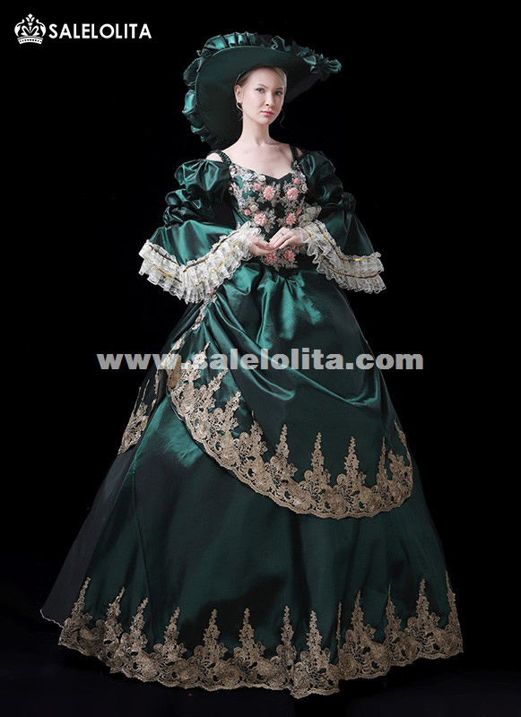 emerald green bell sleeve dress Mac Duggal Women's High Neck Long Sleeve Crystal Detail Dress - Green - Size 6 main image 0
