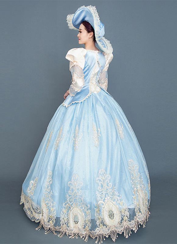 Blue Cinderella Cosplay Lolita Dress Rococo Marie Antoinette Fairytale Fancy Dress Blue Cinderella Cosplay Lolita Dress Rococo Marie Antoinette Fairytale Fancy Dress