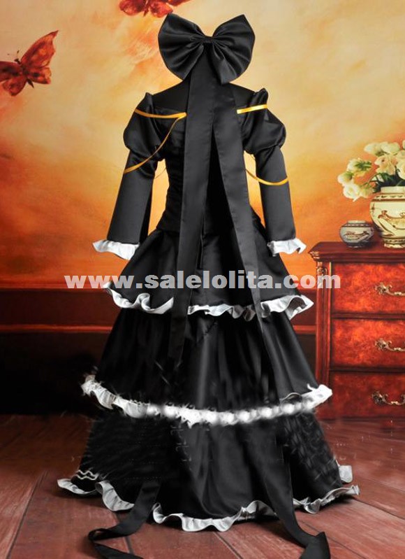 anime cosplay black dress Fate Stay Night Alter Saber Cosplay Costume Fate Zero Sword Costume Bl –  CoserZ main image 0