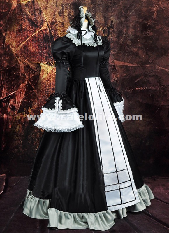 Cosplay Costume Black Anime GOSICK Victorique De Blois Cosplay Dress