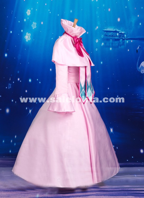 2015 New Anime Fairy Tail Cosplay Dress Pink Mavis Vermilion Cosplay Dress 2015 New Anime Fairy Tail Cosplay Dress Pink Mavis Vermilion Cosplay Dress