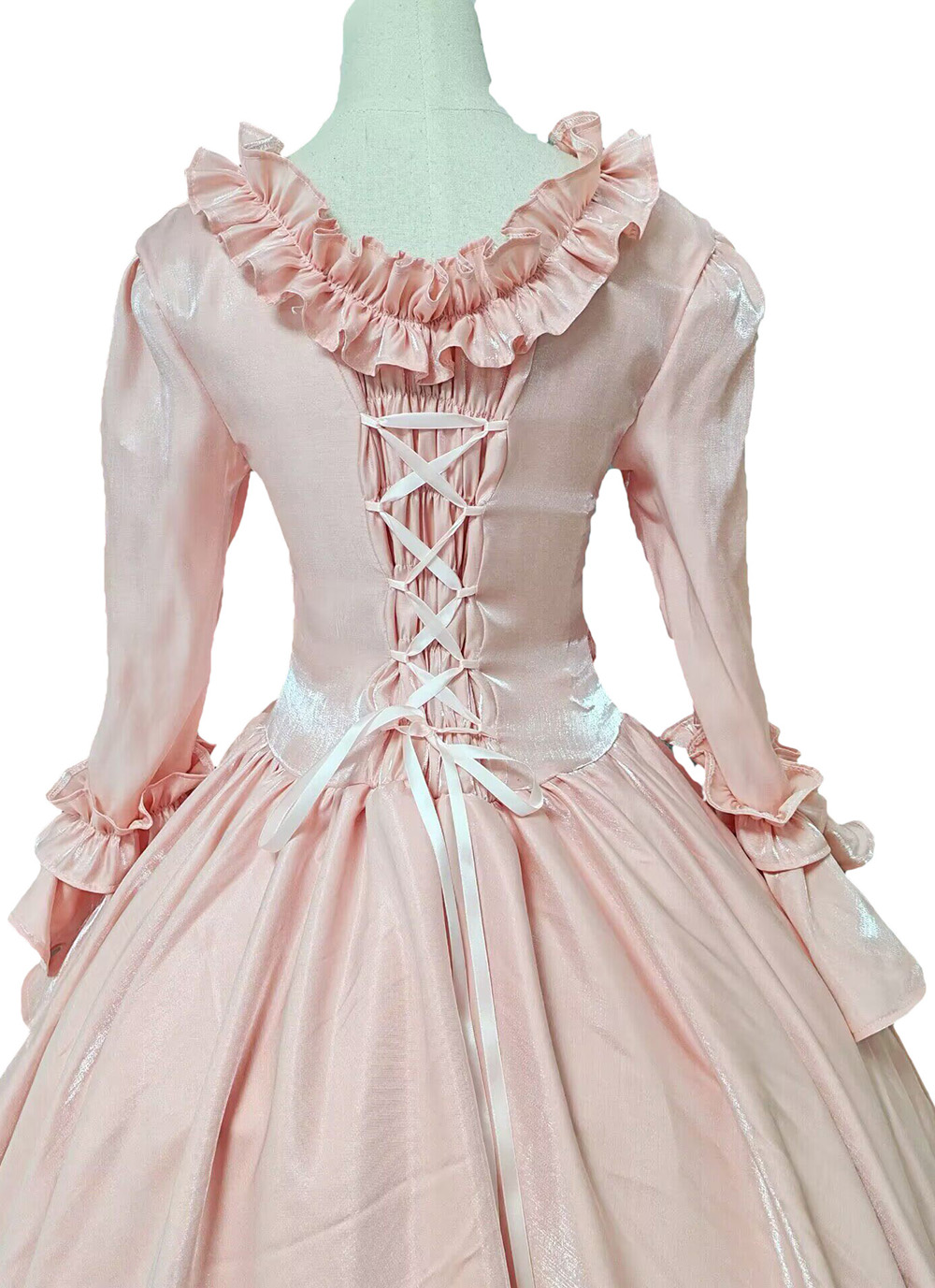 Pink Renaissance Queen Marie Antoinette Rococo Dress 18th Century Princess Theater Costume Pink Renaissance Queen Marie Antoinette Rococo Dress 18th Century Princess Theater Costume