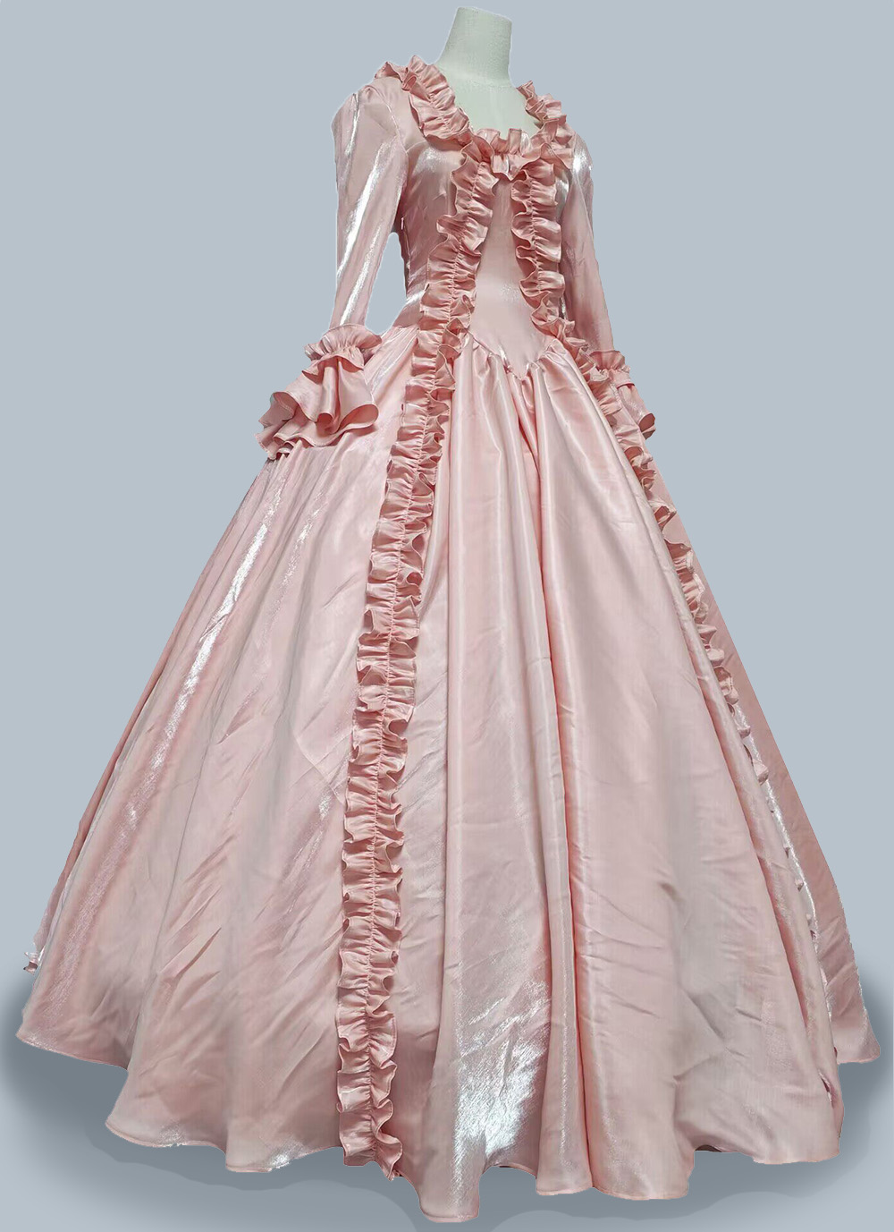 Pink Renaissance Queen Marie Antoinette Rococo Dress 18th Century Princess Theater Costume Pink Renaissance Queen Marie Antoinette Rococo Dress 18th Century Princess Theater Costume