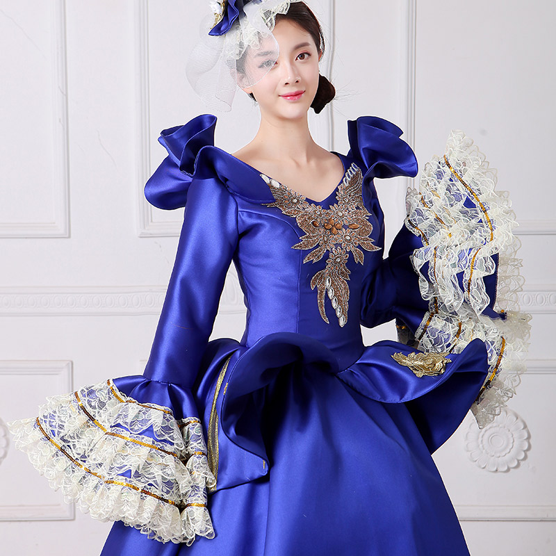 blue vampire dress Women's Eternal Vampire Costume for Halloween main image 1